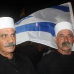 Diálogos en la manifestación contra la Ley Nacional en Tel Aviv